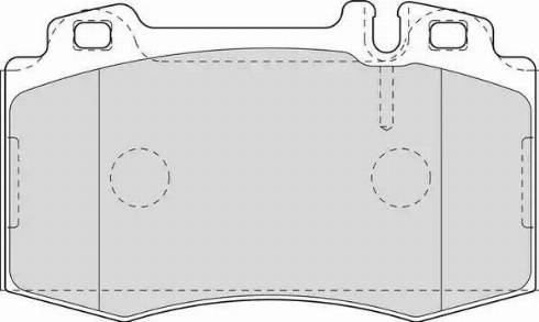 Duron DBP221426 - Тормозные колодки, дисковые, комплект autodnr.net