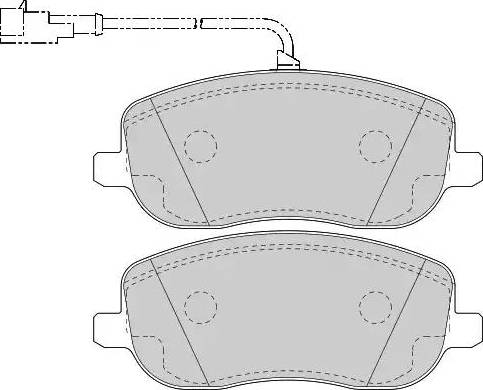 Magneti Marelli 363702161436 - Тормозные колодки, дисковые, комплект avtokuzovplus.com.ua