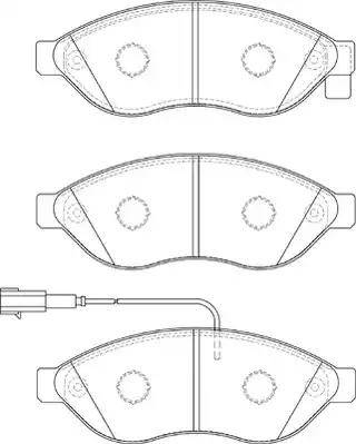 Duron DBP231923 - Тормозные колодки, дисковые, комплект autodnr.net