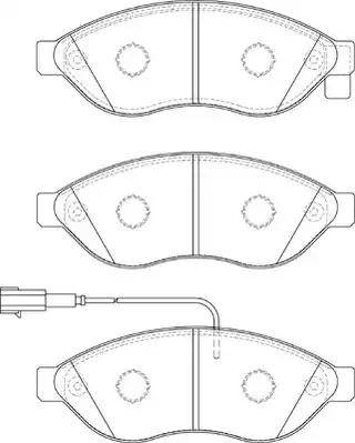 Duron DBP231924 - Тормозные колодки, дисковые, комплект autodnr.net