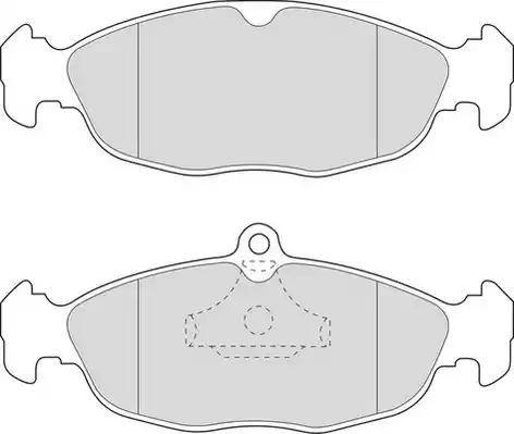 Duron DBP250732 - Тормозные колодки, дисковые, комплект autodnr.net