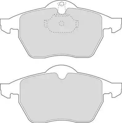 Duron DBP251068 - Тормозные колодки, дисковые, комплект autodnr.net