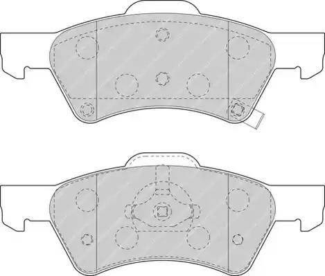 Duron DBP251510 - Гальмівні колодки, дискові гальма autocars.com.ua