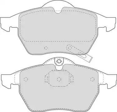 Duron DBP251535 - Тормозные колодки, дисковые, комплект autodnr.net