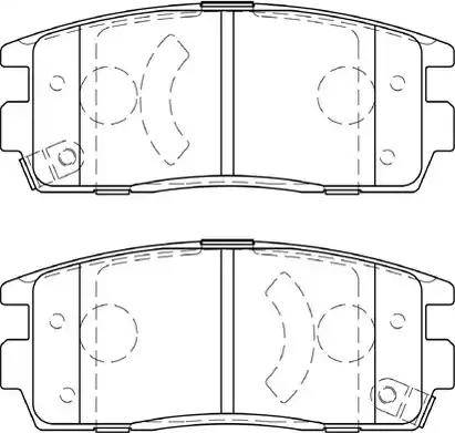 Duron DBP251935 - Тормозные колодки, дисковые, комплект autodnr.net