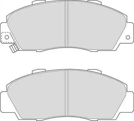 Duron DBP260905 - Тормозные колодки, дисковые, комплект autodnr.net