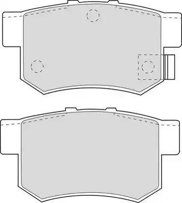 Duron DBP260956 - Тормозные колодки, дисковые, комплект autodnr.net