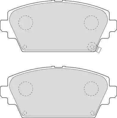 Duron DBP261439 - Гальмівні колодки, дискові гальма autocars.com.ua