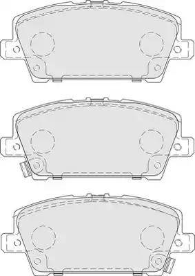 Honda NHC-1760 - Гальмівні колодки, дискові гальма autocars.com.ua