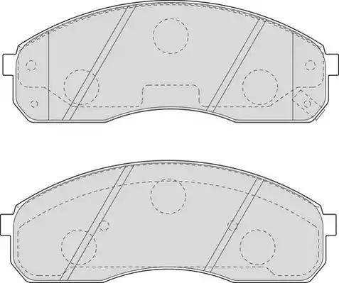 Duron DBP271595 - Гальмівні колодки, дискові гальма autocars.com.ua