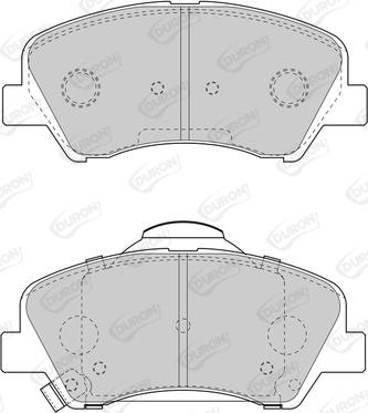 Duron DBP274623 - Гальмівні колодки, дискові гальма autocars.com.ua