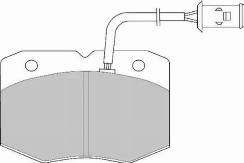 Duron DBP290713 - Тормозные колодки, дисковые, комплект autodnr.net