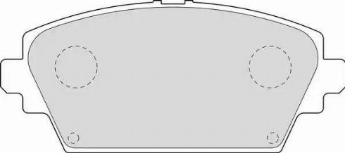 Duron DBP331580 - Тормозные колодки, дисковые, комплект autodnr.net