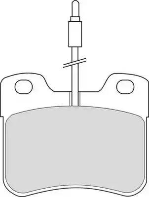 Duron DBP340535 - Тормозные колодки, дисковые, комплект autodnr.net