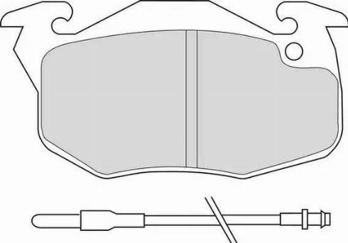 Duron DBP340719 - Тормозные колодки, дисковые, комплект autodnr.net