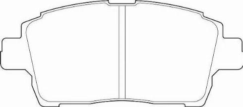 Duron DBP371392 - Тормозные колодки, дисковые, комплект autodnr.net