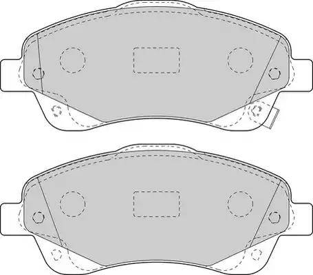 Duron DBP371648 - Гальмівні колодки, дискові гальма autocars.com.ua