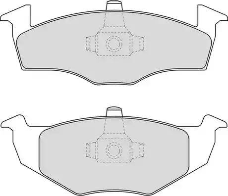 Duron DBP391288 - Тормозные колодки, дисковые, комплект autodnr.net