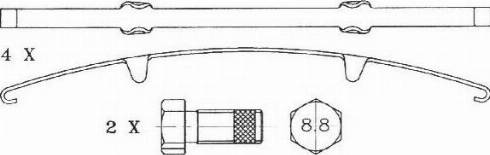 Duron DCV1388B - Гальмівні колодки, дискові гальма autocars.com.ua