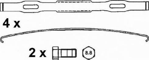 Duron DCV1624B - Гальмівні колодки, дискові гальма autocars.com.ua