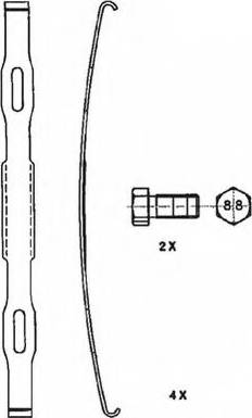 Duron DCV4170B - Гальмівні колодки, дискові гальма autocars.com.ua