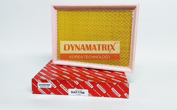 Dynamatrix DAF1758 - Повітряний фільтр autocars.com.ua