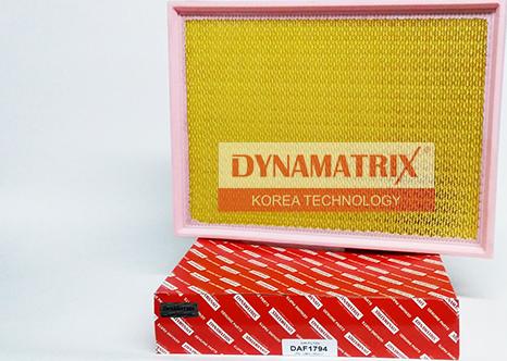 Dynamatrix DAF1794 - Повітряний фільтр autocars.com.ua