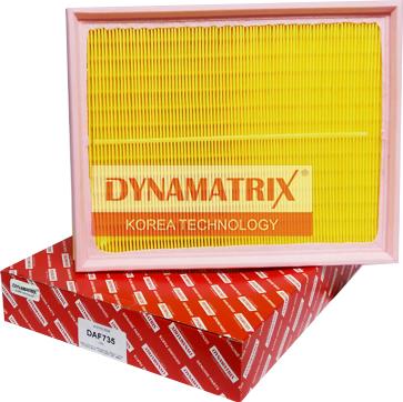 Dynamatrix DAF735 - Повітряний фільтр autocars.com.ua