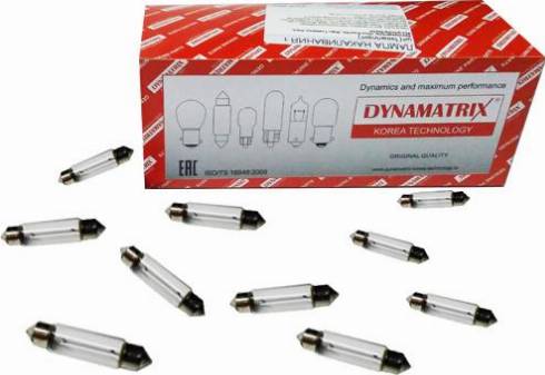 Dynamatrix DB6411 - Лампа розжарювання, стоянкові вогні / габаритні ліхтарі autocars.com.ua