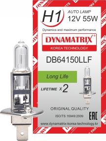 Dynamatrix DB64150LLF - Лампа розжарювання, основна фара autocars.com.ua