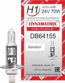 Dynamatrix DB64155 - Лампа накаливания, основная фара autodnr.net
