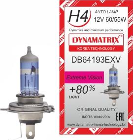 Dynamatrix DB64193EXV - Лампа розжарювання, основна фара autocars.com.ua