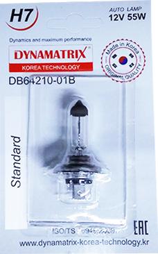 Dynamatrix DB64210-01B - Лампа накаливания, основная фара avtokuzovplus.com.ua