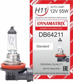 Dynamatrix DB64211 - Лампа розжарювання, основна фара autocars.com.ua