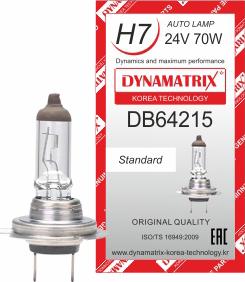 Dynamatrix DB64215 - Лампа накаливания, основная фара autodnr.net