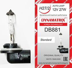 Dynamatrix DB881 - Лампа накаливания, основная фара avtokuzovplus.com.ua