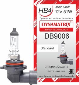Dynamatrix DB9006 - Лампа накаливания, основная фара autodnr.net