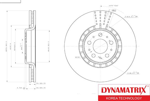 Dynamatrix DBD1371 - Тормозной диск autodnr.net