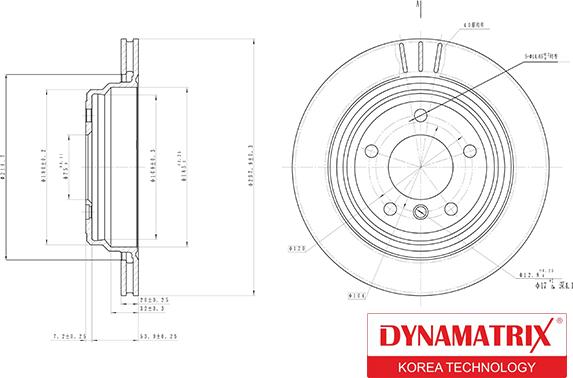 Dynamatrix DBD836 - Тормозной диск autodnr.net