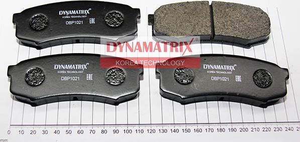Dynamatrix DBP1021 - Гальмівні колодки, дискові гальма autocars.com.ua