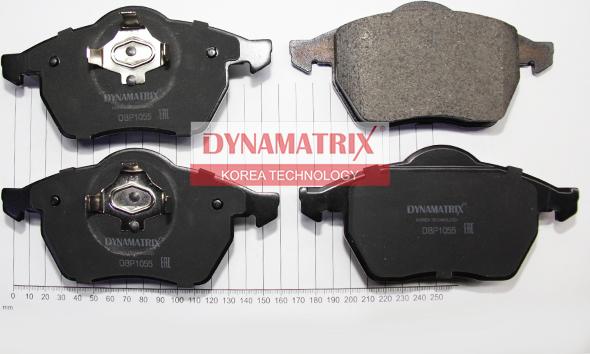 Dynamatrix DBP1055 - Тормозные колодки, дисковые, комплект autodnr.net