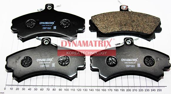 Dynamatrix DBP1093 - Гальмівні колодки, дискові гальма autocars.com.ua