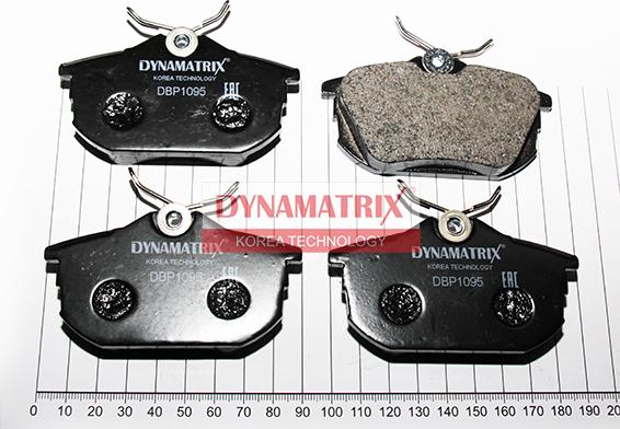 Dynamatrix DBP1095 - Тормозные колодки, дисковые, комплект autodnr.net