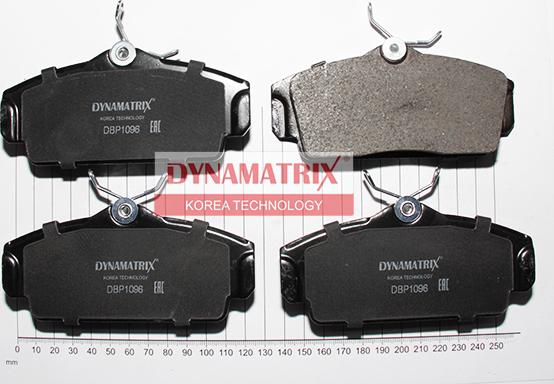 Dynamatrix DBP1096 - Гальмівні колодки, дискові гальма autocars.com.ua
