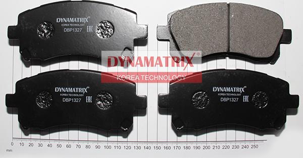 Dynamatrix DBP1327 - Тормозные колодки, дисковые, комплект autodnr.net