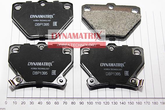 Dynamatrix DBP1395 - Гальмівні колодки, дискові гальма autocars.com.ua