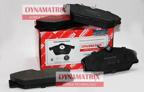 Dynamatrix DBP1420 - Гальмівні колодки, дискові гальма autocars.com.ua
