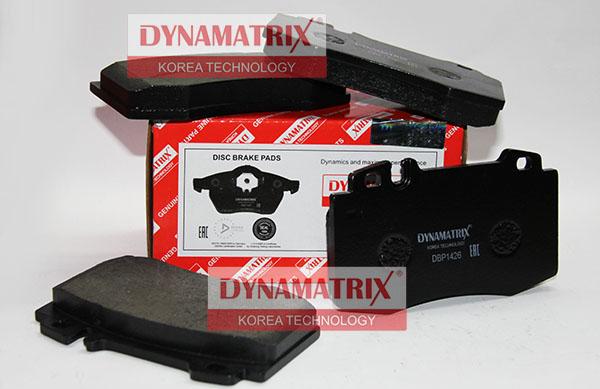 Dynamatrix DBP1426 - Гальмівні колодки, дискові гальма autocars.com.ua