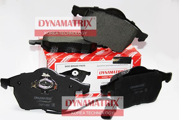 Dynamatrix DBP1496 - Гальмівні колодки, дискові гальма autocars.com.ua