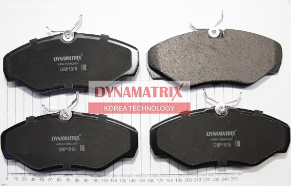 Dynamatrix DBP1515 - Гальмівні колодки, дискові гальма autocars.com.ua
